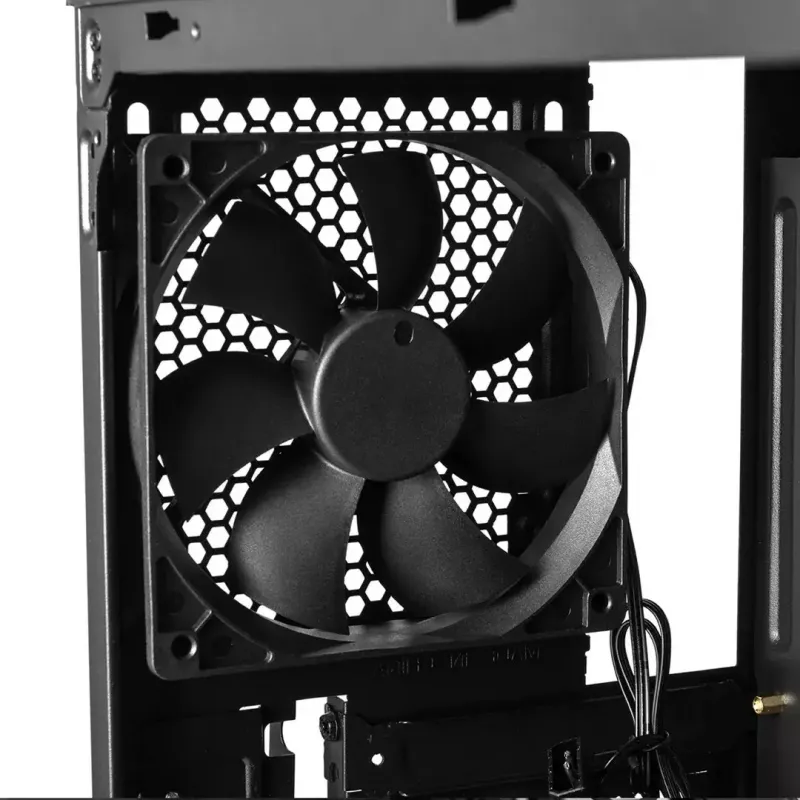 PC korpusas MODECOM Oberon Pro Midi Tower — juodas, ATX/ITX/Micro ATX, grūdintas stiklas, iki 395 mm GPU