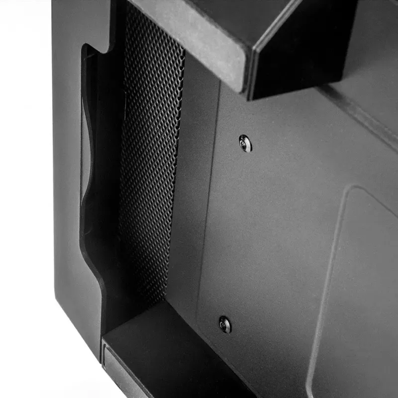 PC korpusas MODECOM Oberon Pro Midi Tower — juodas, ATX/ITX/Micro ATX, grūdintas stiklas, iki 395 mm GPU