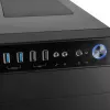 PC korpusas MODECOM Oberon Pro Midi Tower — juodas, ATX/ITX/Micro ATX, grūdintas stiklas, iki 395 mm GPU