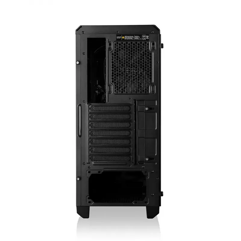 PC korpusas MODECOM Oberon Pro Midi Tower — juodas, ATX/ITX/Micro ATX, grūdintas stiklas, iki 395 mm GPU