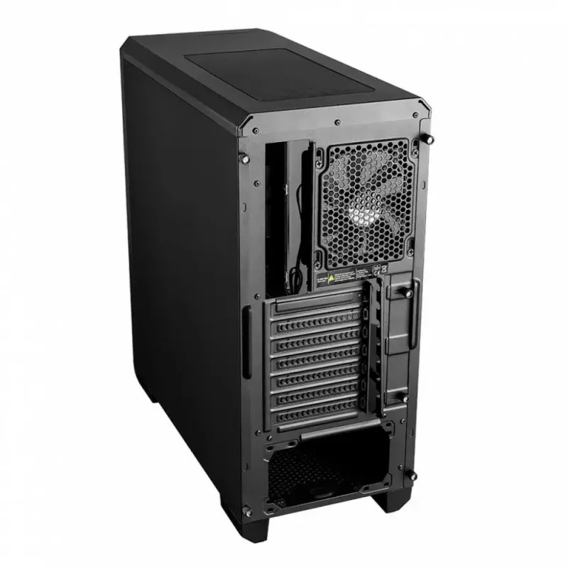 PC korpusas MODECOM Oberon Pro Midi Tower — juodas, ATX/ITX/Micro ATX, grūdintas stiklas, iki 395 mm GPU