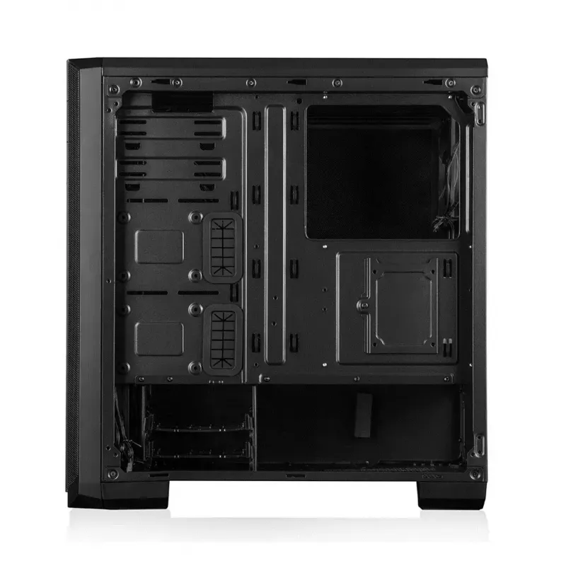 PC korpusas MODECOM Oberon Pro Midi Tower — juodas, ATX/ITX/Micro ATX, grūdintas stiklas, iki 395 mm GPU