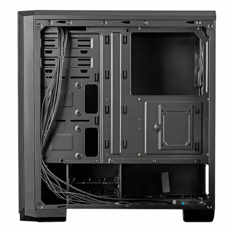 PC korpusas MODECOM Oberon Pro Midi Tower — juodas, ATX/ITX/Micro ATX, grūdintas stiklas, iki 395 mm GPU