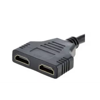 HDMI kabelis Gembird DSP-2PH4-04 — HDMI A tipo kištukas į 2× HDMI A tipo lizdą, juodas, tiesūs jungtys