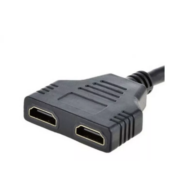HDMI kabelis Gembird DSP-2PH4-04 — HDMI A tipo kištukas į 2× HDMI A tipo lizdą, juodas, tiesūs jungtys