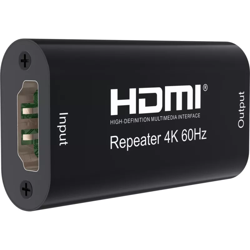 AV kartotuvas TECHLY IDATA-HDMI2-RIP4KT — HDMI 2.0, HDCP 2.2, 4096×2160, maksimalus atstumas 40 m, juodas