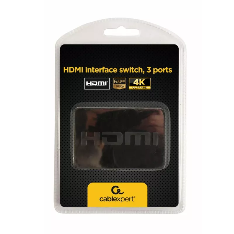 GEMBIRD HDMI jungiklis, 3 prievadai