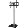 Prie grindų tvirtinamas TV stovas Techly ICA-TR11 177,8 cm (70 inch) Juodas, Sidabrinis