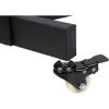 Techly Trolley Floor Stand LCD/LED/Plasma 23–55 col., 58,4 cm (23 col.), 139,7 cm (55 col.), 50 x 50 mm, 400 x 400 mm, -15–15°, juoda