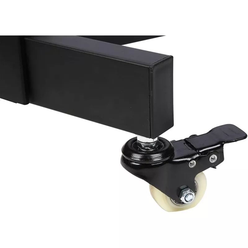 Techly Trolley Floor Stand LCD/LED/Plasma 23–55 col., 58,4 cm (23 col.), 139,7 cm (55 col.), 50 x 50 mm, 400 x 400 mm, -15–15°, juoda