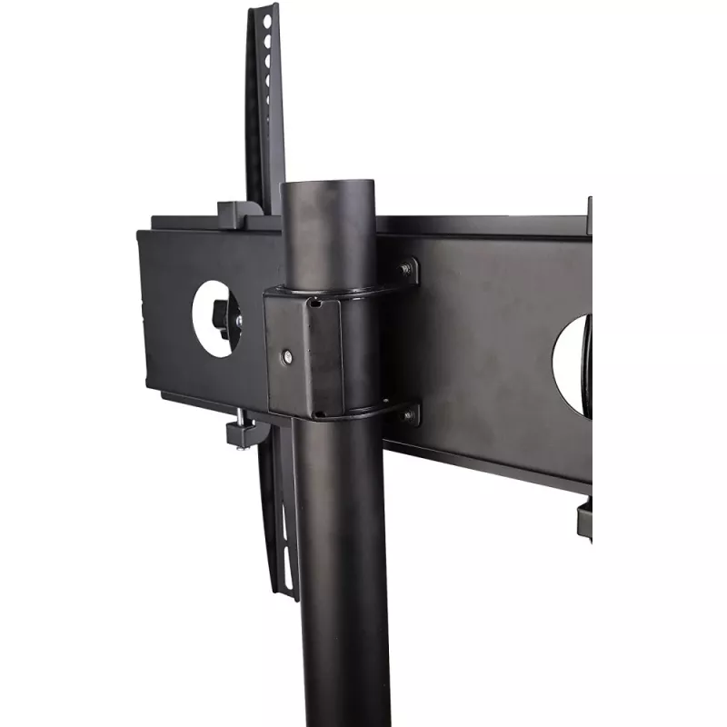 Techly Trolley Floor Stand LCD/LED/Plasma 23–55 col., 58,4 cm (23 col.), 139,7 cm (55 col.), 50 x 50 mm, 400 x 400 mm, -15–15°, juoda