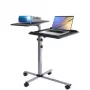 Stovas nešiojamam kompiuteriui ir projektoriui Techly Universal Adjustable Trolley juodas