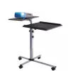 Stovas nešiojamam kompiuteriui ir projektoriui Techly Universal Adjustable Trolley juodas