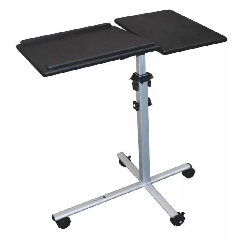 Stovas nešiojamam kompiuteriui ir projektoriui Techly Universal Adjustable Trolley juodas