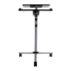 Stovas nešiojamam kompiuteriui ir projektoriui Techly Universal Adjustable Trolley juodas