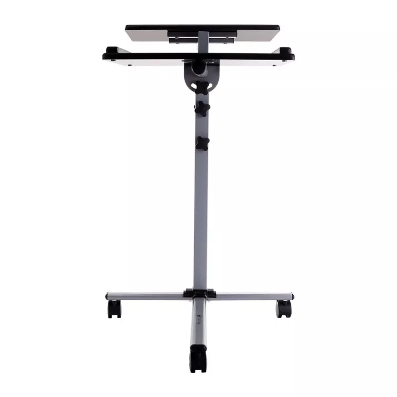 Stovas nešiojamam kompiuteriui ir projektoriui Techly Universal Adjustable Trolley juodas