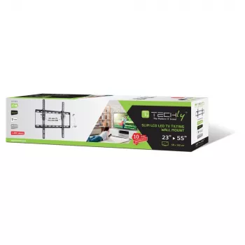 Techly ICA-PLB 161M tvirtinimo laikiklis televizoriui, pasukamas, 23-55 colių, juodas