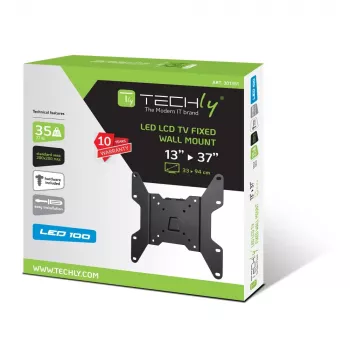 Techly ICA-LCD 114 fiksuotas laikiklis televizoriui 17-37 colių LED LCD