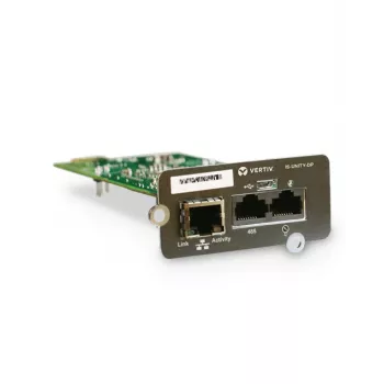 Vertiv Liebert IntelliSlot Unity valdymo kortelė, vidinė, laidinė, RJ-45, Ethernet, 100 Mbit/s