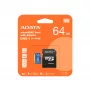 ADATA 64GB microSDHC atminties kortelė, Class 10 UHS-I