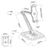 Techly ICA-TBL 2801 laikiklis planšetei, juodas