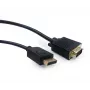 Gembird laidų adapteris DisplayPort į VGA 2,0 m, juodas