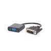 Gembird DVI-D (kištukas) į VGA (lizdas) vaizdo adapterio kabelis 0,2 m, juodas