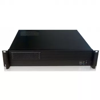 Serverio korpusas TECHLY I-CASE IPC-240L, 2U, micro ATX, 4x 3,5 colio vietos, 1x 5,25 colio vieta, 465x400x88,8 mm, juodas
