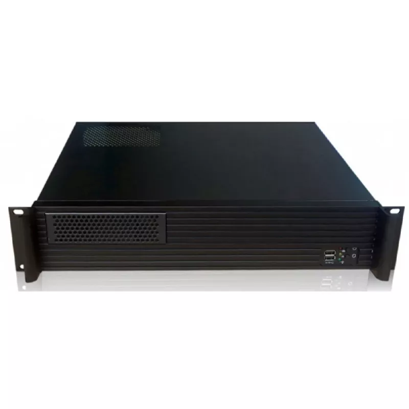 Serverio korpusas TECHLY I-CASE IPC-240L, 2U, micro ATX, 4x 3,5 colio vietos, 1x 5,25 colio vieta, 465x400x88,8 mm, juodas