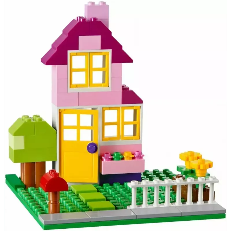 Konstruktorius LEGO Classic 10698 – 790 dalių, įvairiaspalvis, 33 spalvos, su žaliomis pagrindo plokštėmis ir aksesuarais