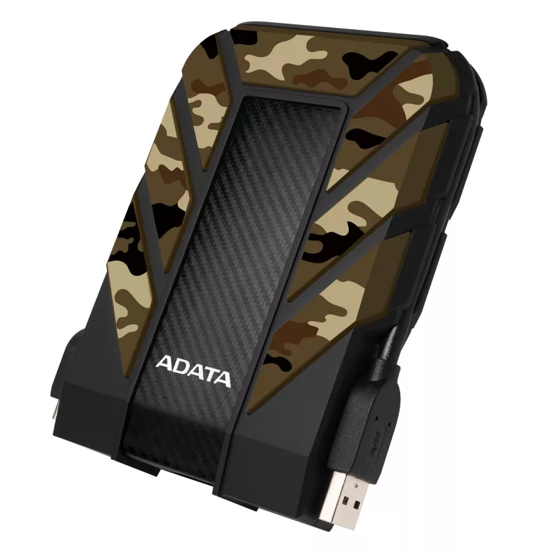Išorinis kietasis diskas ADATA HD710M Pro 2TB USB 3.2 Gen 1 (USB Type-A / Micro-USB B) kamufliažinis, atsparus smūgiams