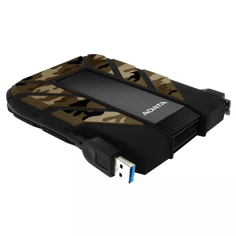 Išorinis kietasis diskas ADATA HD710M Pro 2TB USB 3.2 Gen 1 (USB Type-A / Micro-USB B) kamufliažinis, atsparus smūgiams