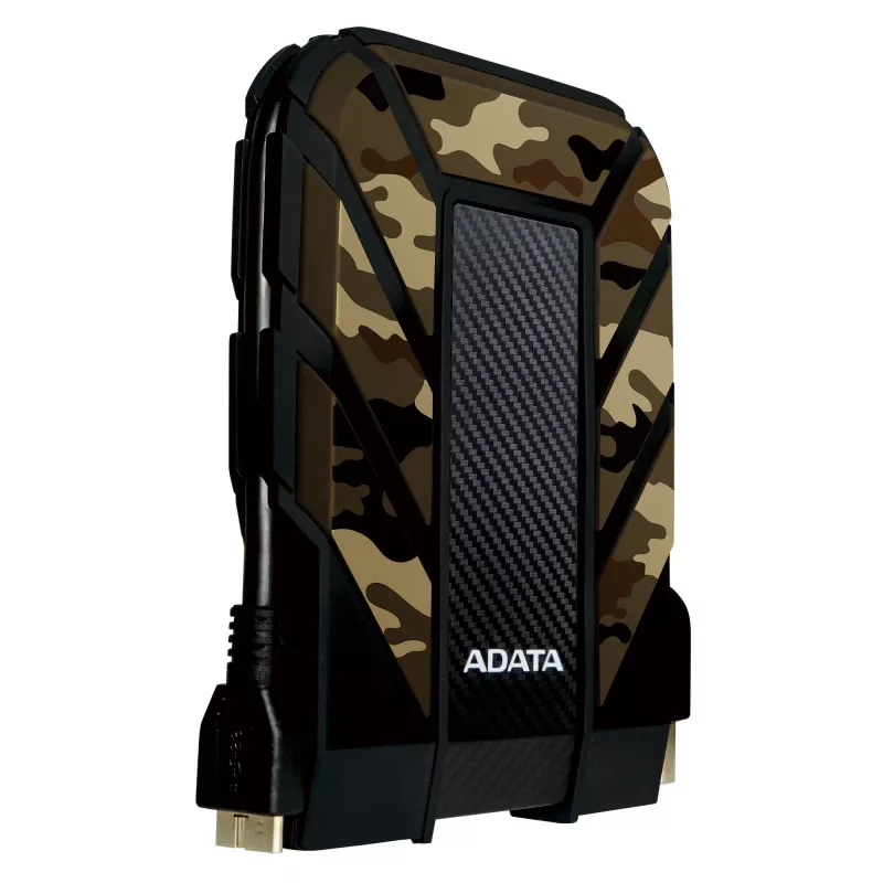 Išorinis kietasis diskas ADATA HD710M Pro 2TB USB 3.2 Gen 1 (USB Type-A / Micro-USB B) kamufliažinis, atsparus smūgiams