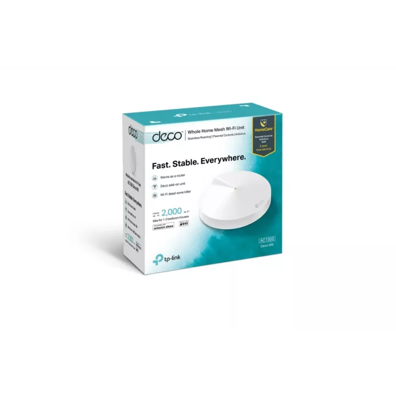 TP-Link AC1300 Deco M5 Wi-Fi 5 tinklo sistema (baltas, 3 vnt.)