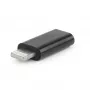 Gembird A-USB-CF8PM-01 adapteris USB tipo-C 8 kontaktų į iPhone juodas