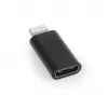 Gembird A-USB-CF8PM-01 adapteris USB tipo-C 8 kontaktų į iPhone juodas