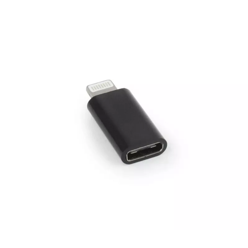 Gembird A-USB-CF8PM-01 adapteris USB tipo-C 8 kontaktų į iPhone juodas