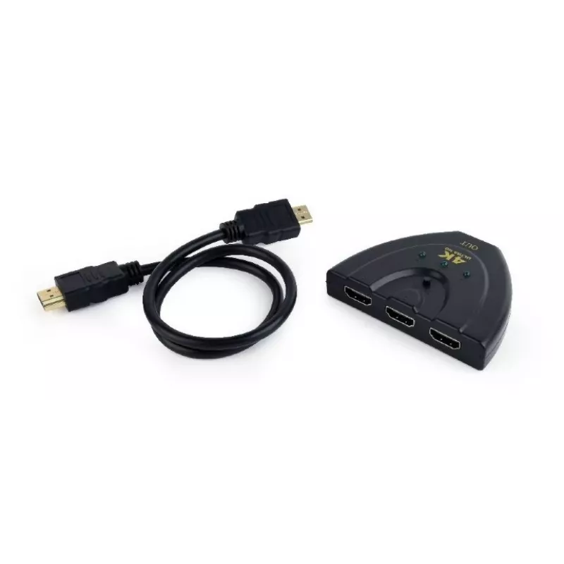 Gembird DSW-HDMI-35 HDMI komutatorius su 3 prievadais, juodas