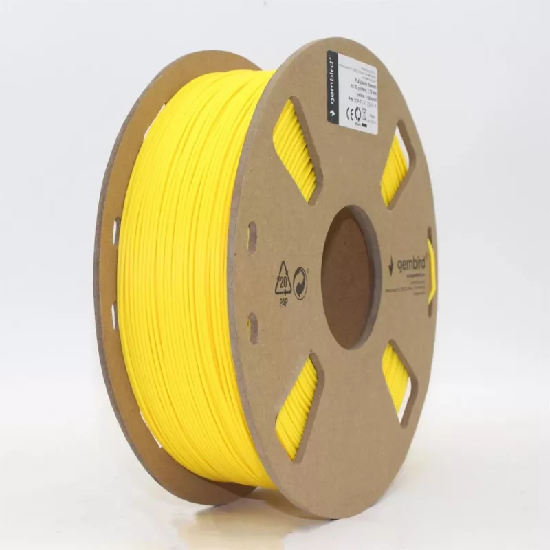 GEMBIRD PLA Yellow 1.75 mm 1 kg