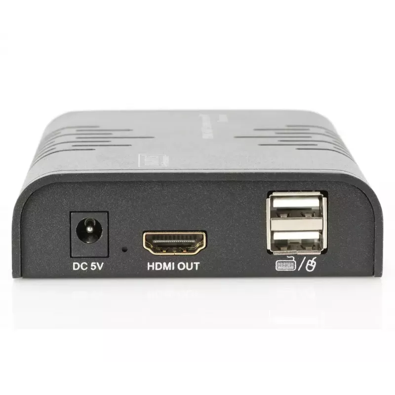 DIGITUS HDMI KVM ilgintuvas, 120 m per tinklo kabelį (Cat 5, 5E, 6), Full HD, 1080p