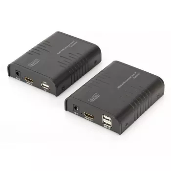 DIGITUS HDMI KVM ilgintuvas, 120 m per tinklo kabelį (Cat 5, 5E, 6), Full HD, 1080p