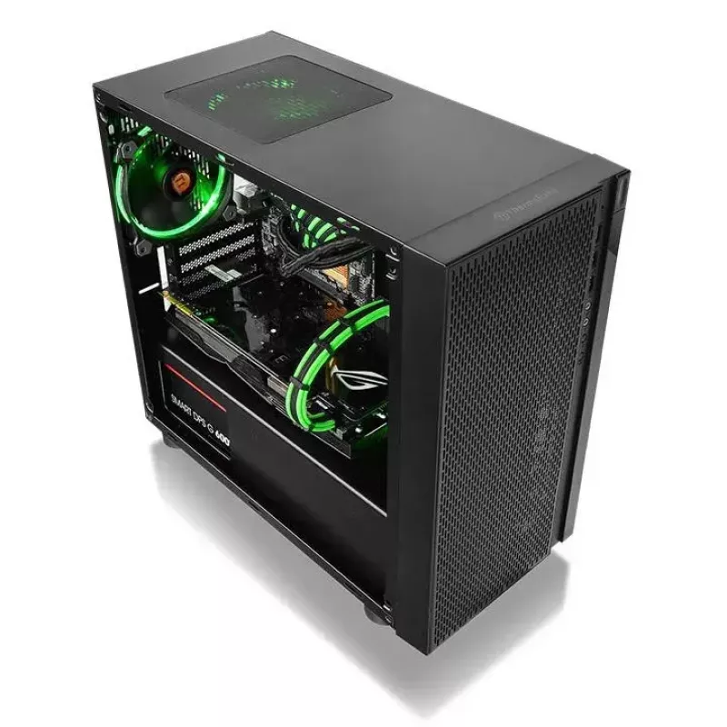PC korpusas Thermaltake Versa H18 Micro Tower juodas