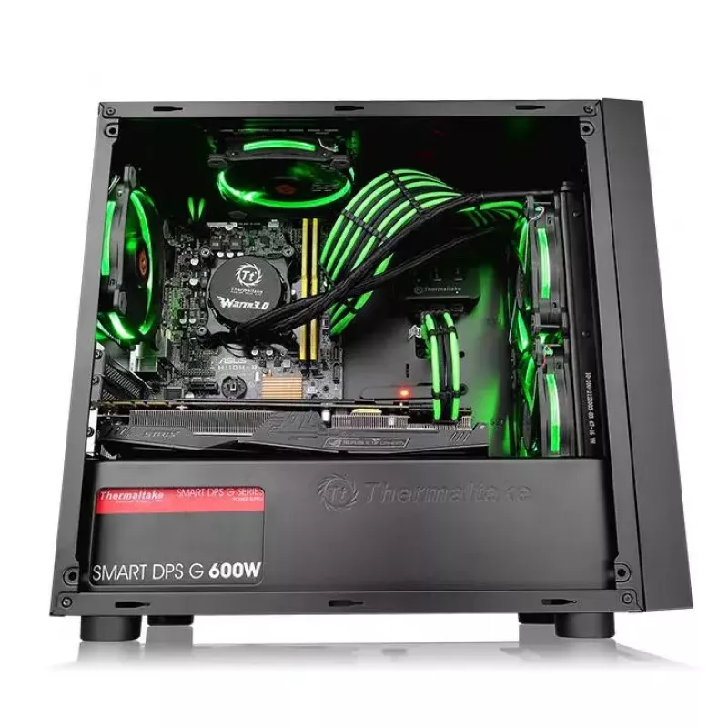 PC korpusas Thermaltake Versa H18 Micro Tower juodas