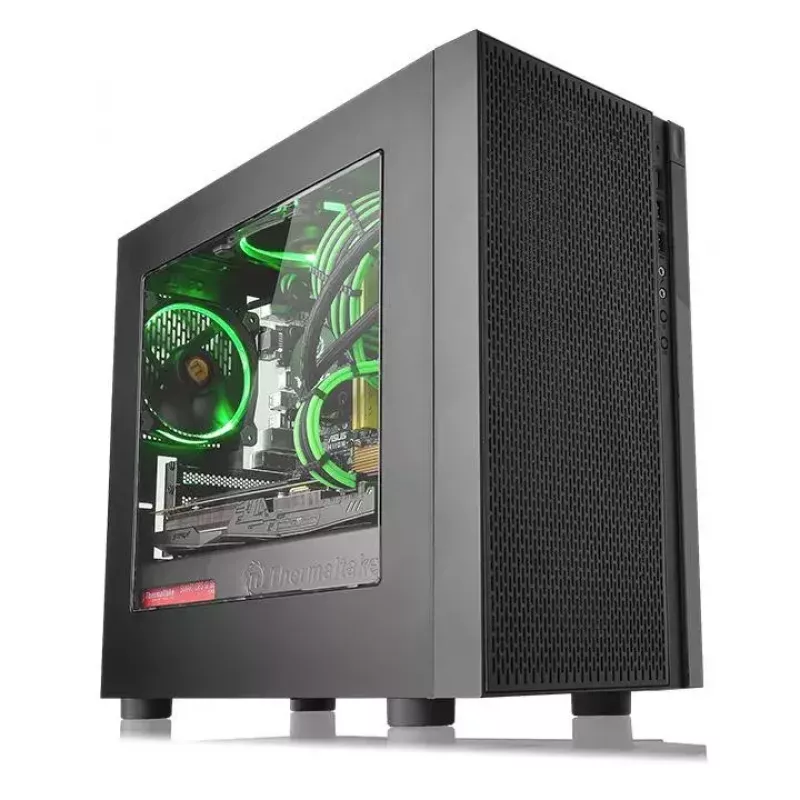 PC korpusas Thermaltake Versa H18 Micro Tower juodas