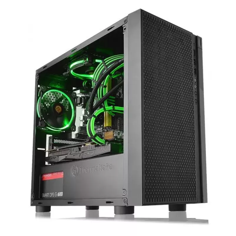 PC korpusas Thermaltake Versa H18 Micro Tower juodas