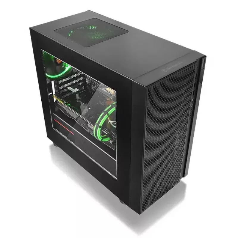 PC korpusas Thermaltake Versa H18 Micro Tower juodas