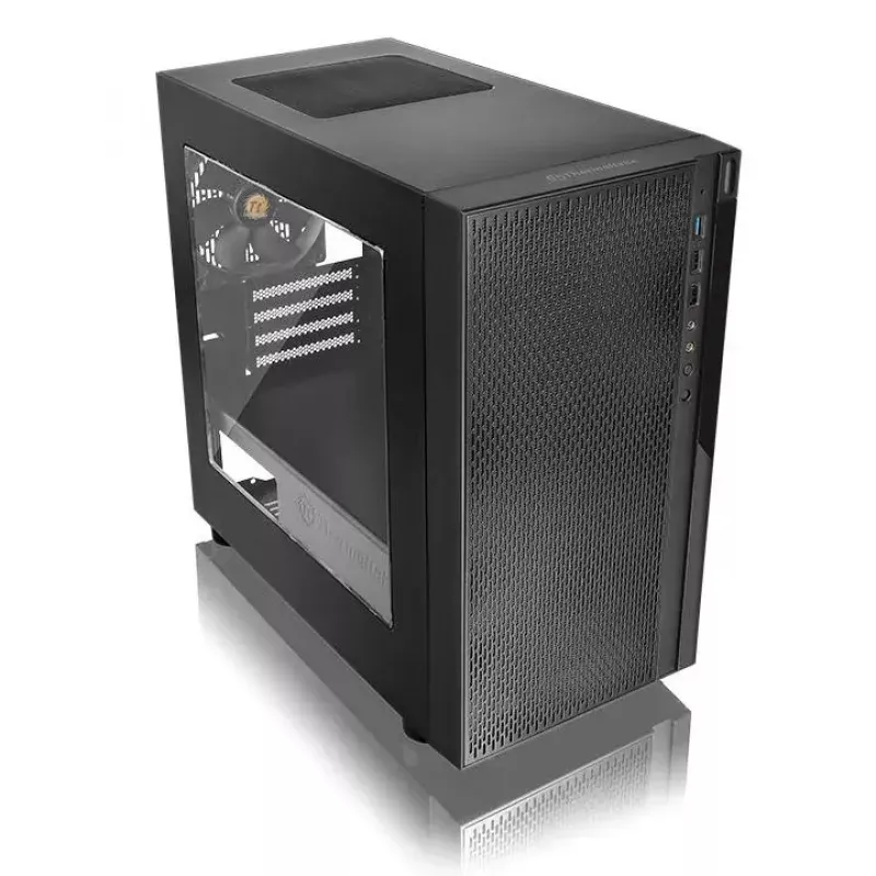 PC korpusas Thermaltake Versa H18 Micro Tower juodas