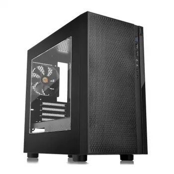PC korpusas Thermaltake Versa H18 Micro Tower juodas