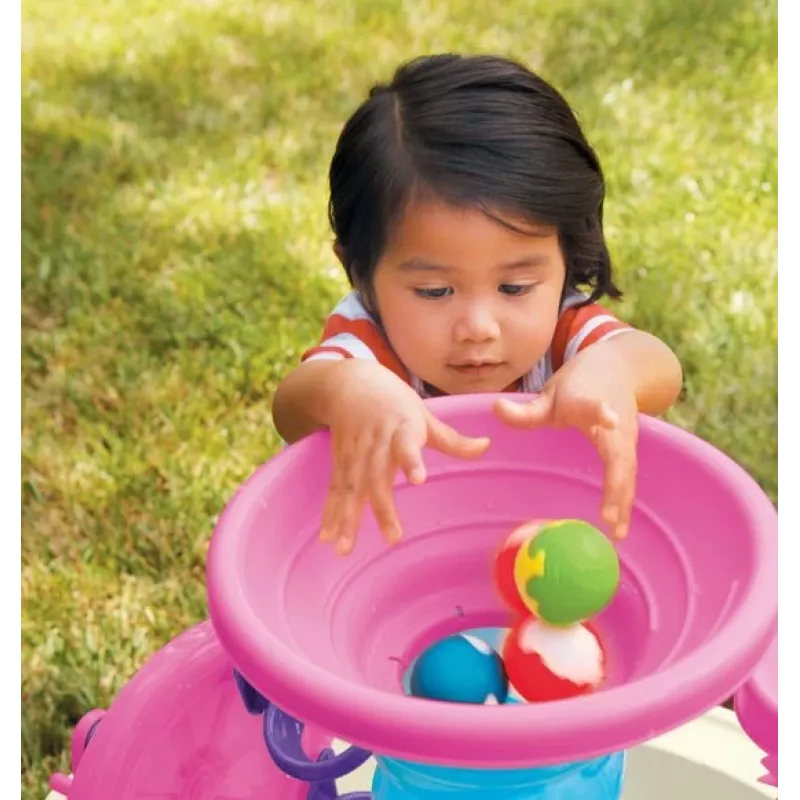 Little Tikes Spiralin’ Seas vandens stalas, lauko žaidimams, nuo 1 metų, plastikinis, įvairiaspalvis, 5,11 kg