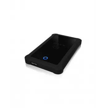 ICY BOX IB-233U3-B išorinis HDD/SSD dėklas Juodas 2.5 colio